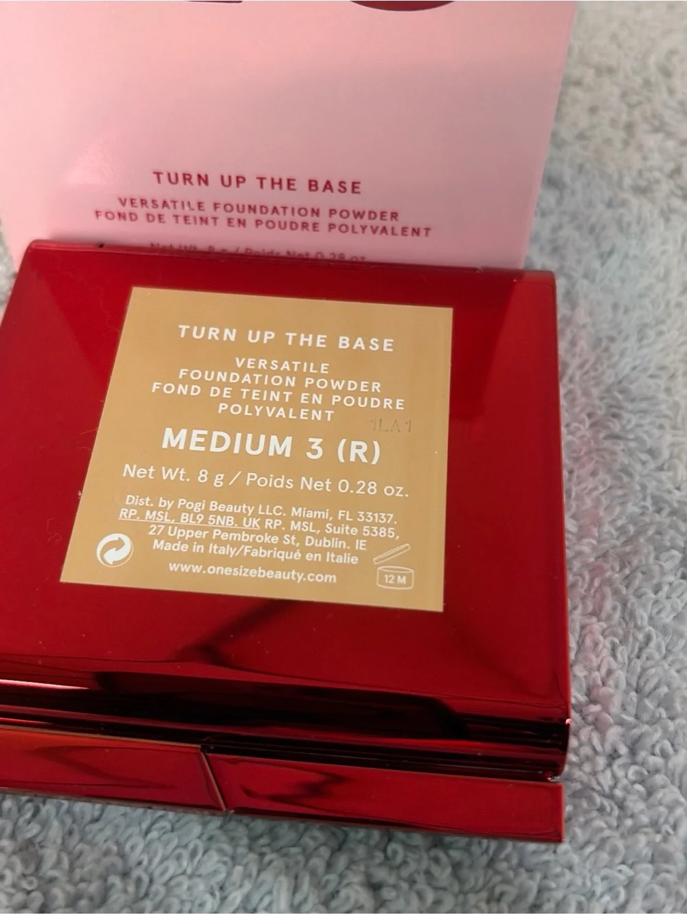 ONE/SIZE Turn up the Base Versatile foundation medium 3 (R) BNIB. Stk#EC0106